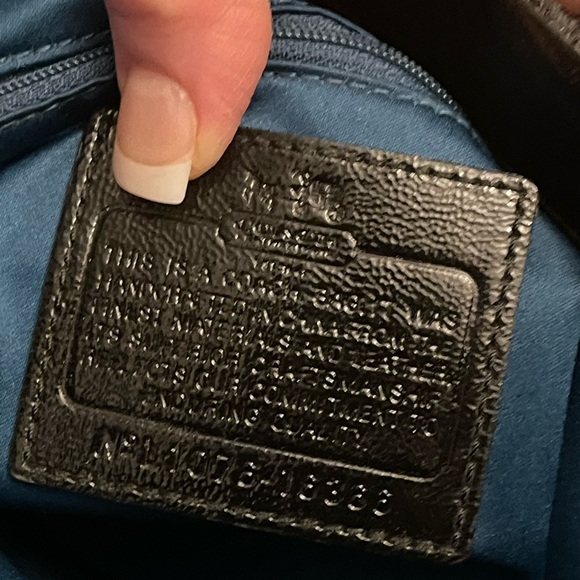 Coach Black Madison Dotted Op Art Signature Tote and Wallet Set - Picture 4 of 16